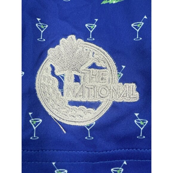 RLX Ralph Lauren Mens Polo Shirt Sz Medium Cocktails Print Performance Golf - Picture 8 of 14